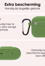 NoXx NoXx Siliconen Hoesje Voor Apple AirPods 4 - Donkergroen