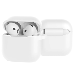 BASEY. BASEY. Siliconen Hoesje Voor Apple AirPods 4 - Wit