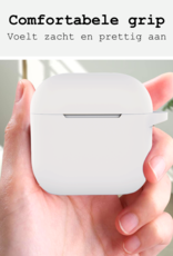 BASEY. BASEY. Siliconen Hoesje Voor Apple AirPods 4 - Wit