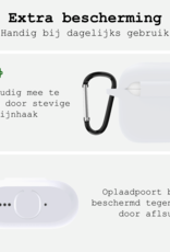 BASEY. BASEY. Siliconen Hoesje Voor Apple AirPods 4 - Wit