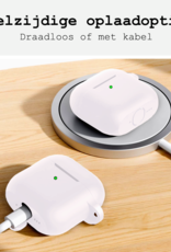 BASEY. BASEY. Siliconen Hoesje Voor Apple AirPods 4 - Wit