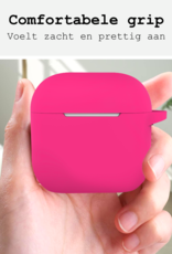 BASEY. BASEY. Siliconen Hoesje Voor Apple AirPods 4 - Roze