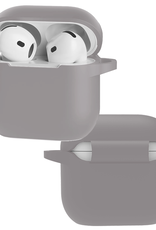 NoXx NoXx Siliconen Hoesje Voor Apple AirPods 4 - Grijs