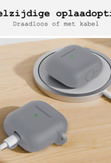 BASEY. BASEY. Siliconen Hoesje Voor Apple AirPods 4 - Grijs