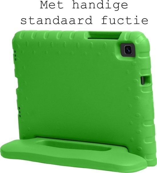 BASEY. BASEY. Samsung Galaxy Tab A7 Lite (2021) Kinderhoes met screenprotector - Groen