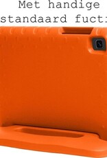 BASEY. BASEY. Samsung Galaxy Tab A7 Lite (2021) Kinderhoes met screenprotector - Oranje