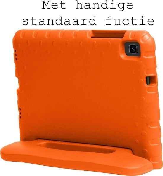 BASEY. BASEY. Samsung Galaxy Tab A7 Lite (2021) Kinderhoes met screenprotector - Oranje
