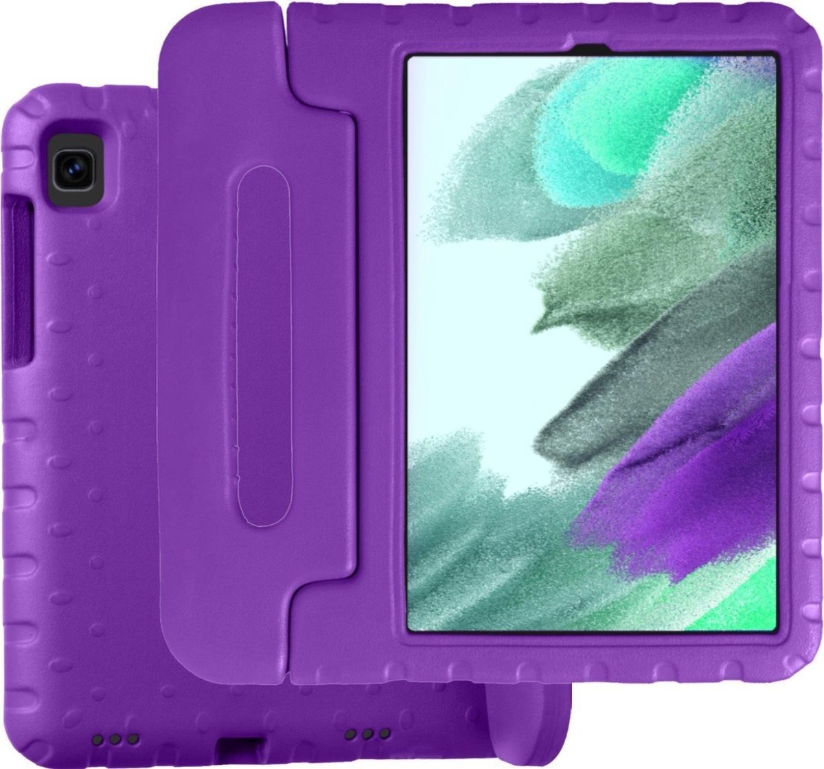 BASEY. BASEY. Samsung Galaxy Tab A7 Lite (2021) Kinderhoes met screenprotector - Paars