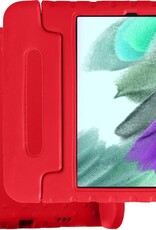 BASEY. BASEY. Samsung Galaxy Tab A7 Lite (2021) Kinderhoes met screenprotector - Rood