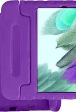 BASEY. BASEY. Samsung Galaxy Tab A7 Lite (2021) Kinderhoes met 2x screenprotector - Paars