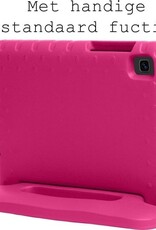 BASEY. BASEY. Samsung Galaxy Tab A7 Lite (2021) Kinderhoes met 2x screenprotector - Rood