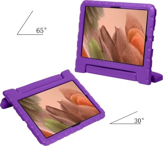 NoXx NoXx Samsung Galaxy Tab A7 Lite (2021) Kinderhoes met screenprotector - Paars