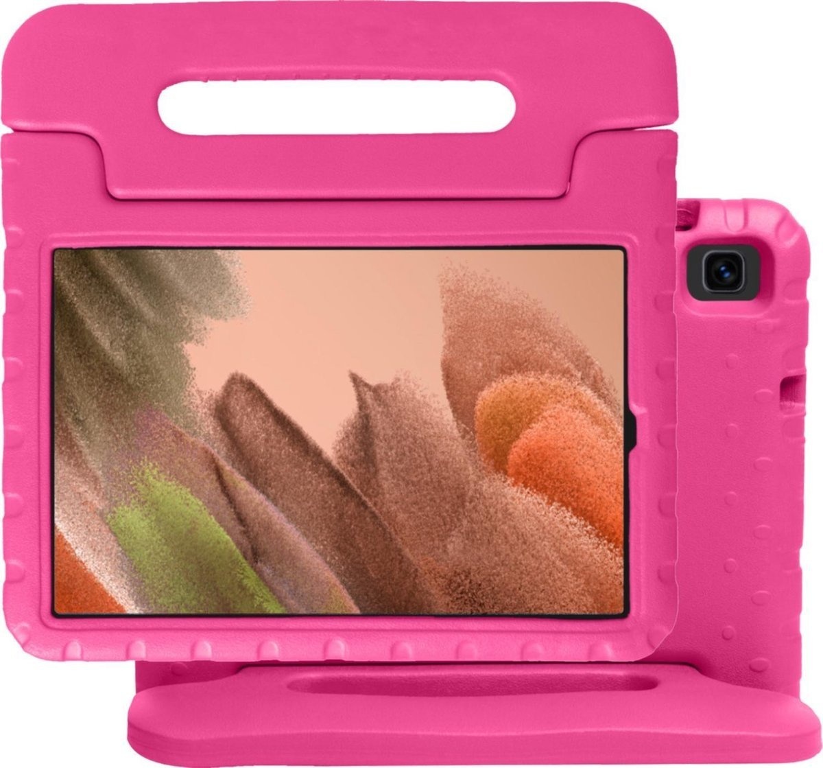 NoXx NoXx Samsung Galaxy Tab A7 Lite (2021) Kinderhoes met screenprotector - Rood