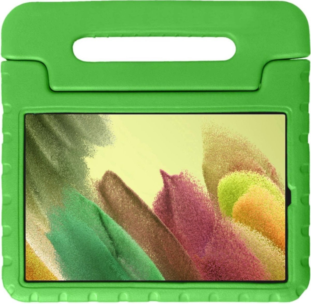 Nomfy Nomfy Samsung Galaxy Tab A7 Lite (2021) Kinderhoes met 2x screenprotector - Oranje
