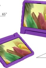 Nomfy Nomfy Samsung Galaxy Tab A7 Lite (2021) Kinderhoes met 2x screenprotector - Paars