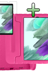 BASEY. BASEY. Samsung Galaxy Tab A7 Lite (2021) Kinderhoes met screenprotector - Roze