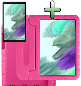 BASEY. BASEY. Samsung Galaxy Tab A7 Lite (2021) Kinderhoes met screenprotector - Roze