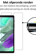 BASEY. BASEY. Samsung Galaxy Tab A7 Lite (2021) Kinderhoes met 2x screenprotector - Roze