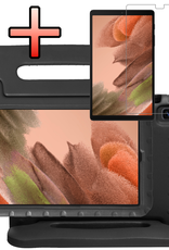 NoXx NoXx Samsung Galaxy Tab A7 Lite (2021) Kinderhoes met screenprotector - Blauw