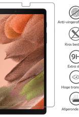 NoXx NoXx Samsung Galaxy Tab A7 Lite (2021) Kinderhoes met 2x screenprotector - Zwart
