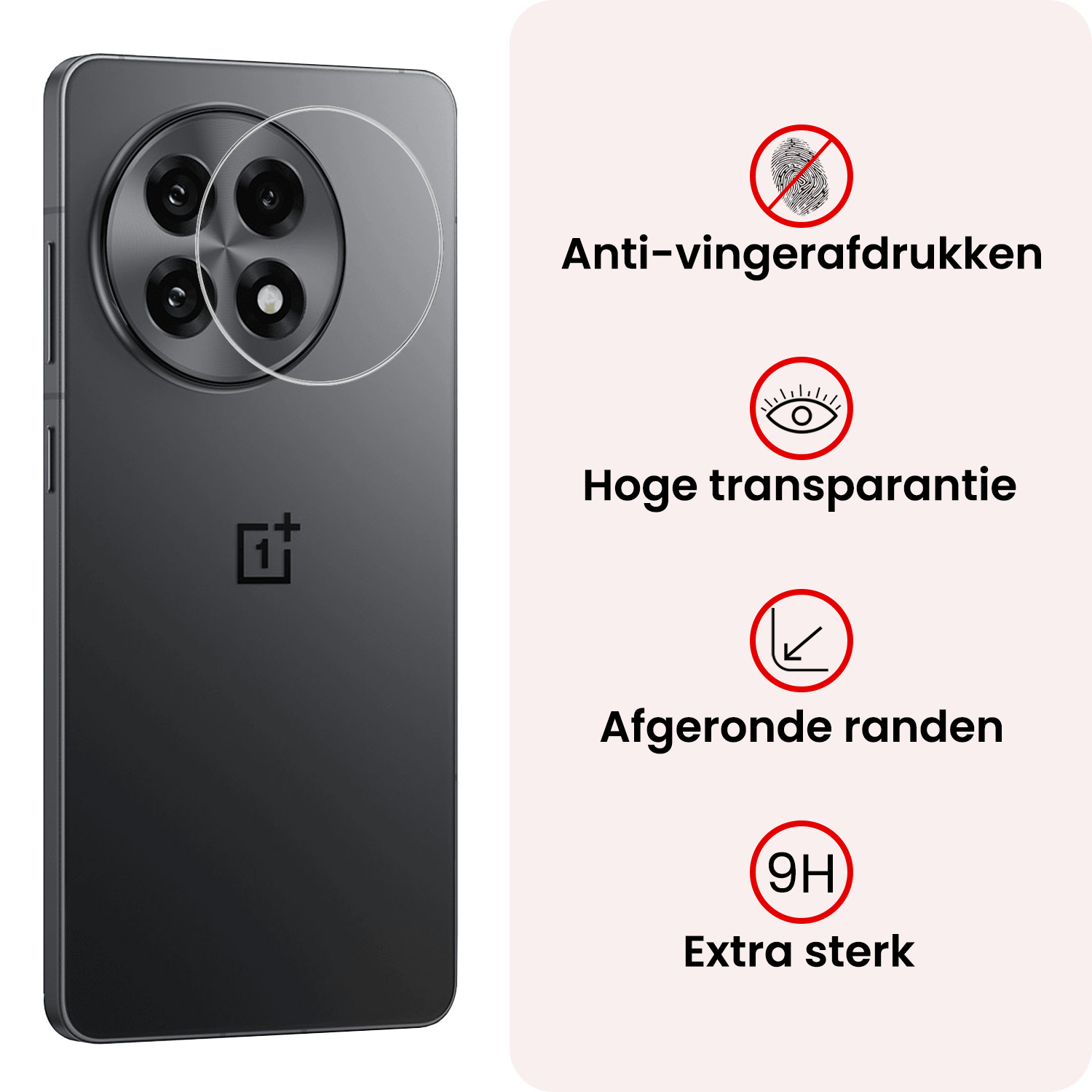 NoXx NoXx OnePlus 13R Camera Screenprotector - 3 PACK