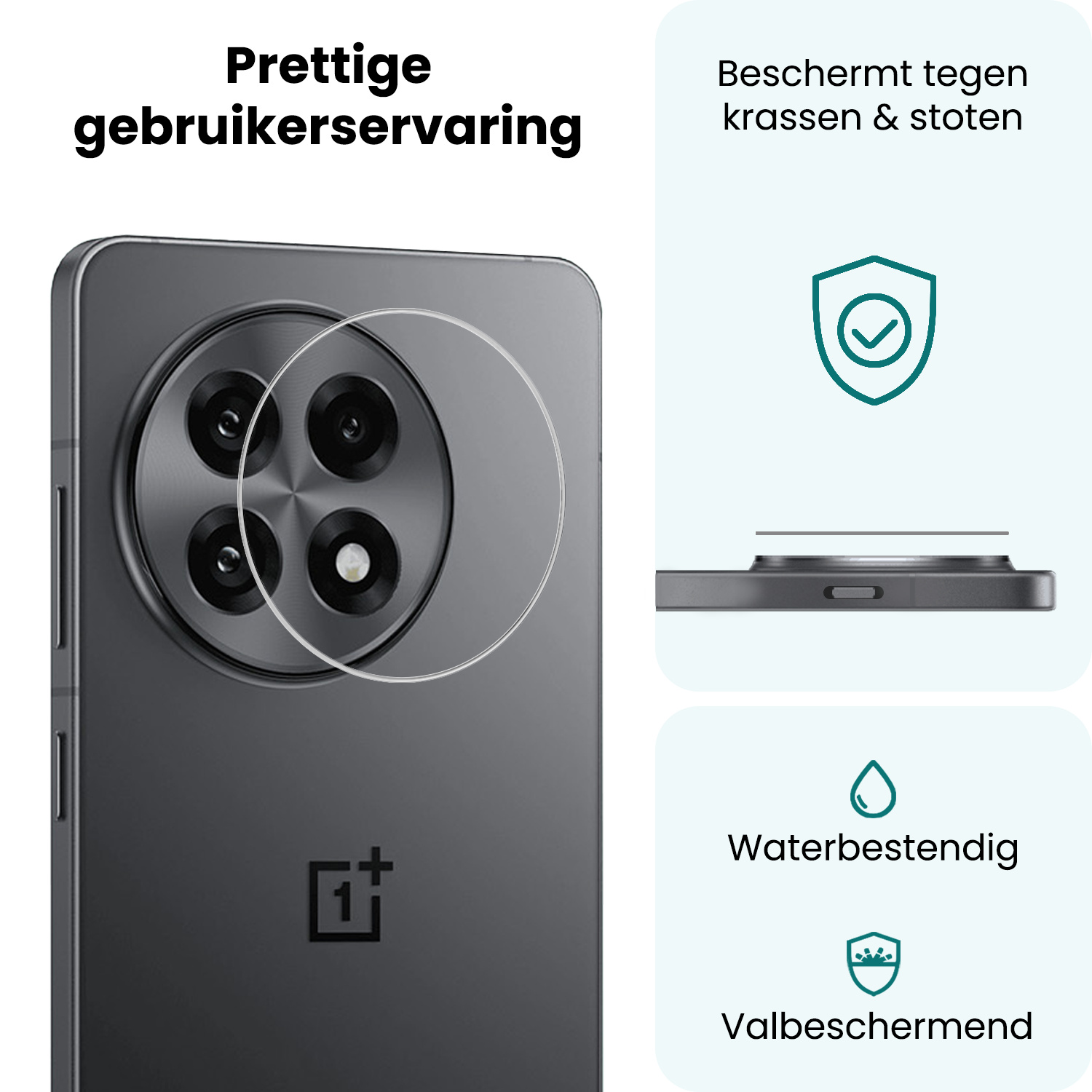 Forterra Forterra OnePlus 13R Camera Screenprotector - 3 PACK