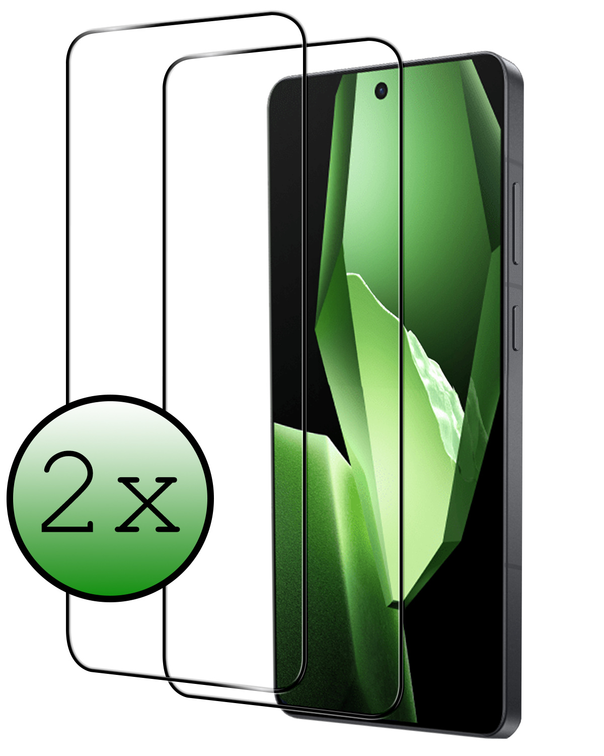 BASEY. BASEY. OnePlus 13R Screenprotector Full Cover - 2 PACK