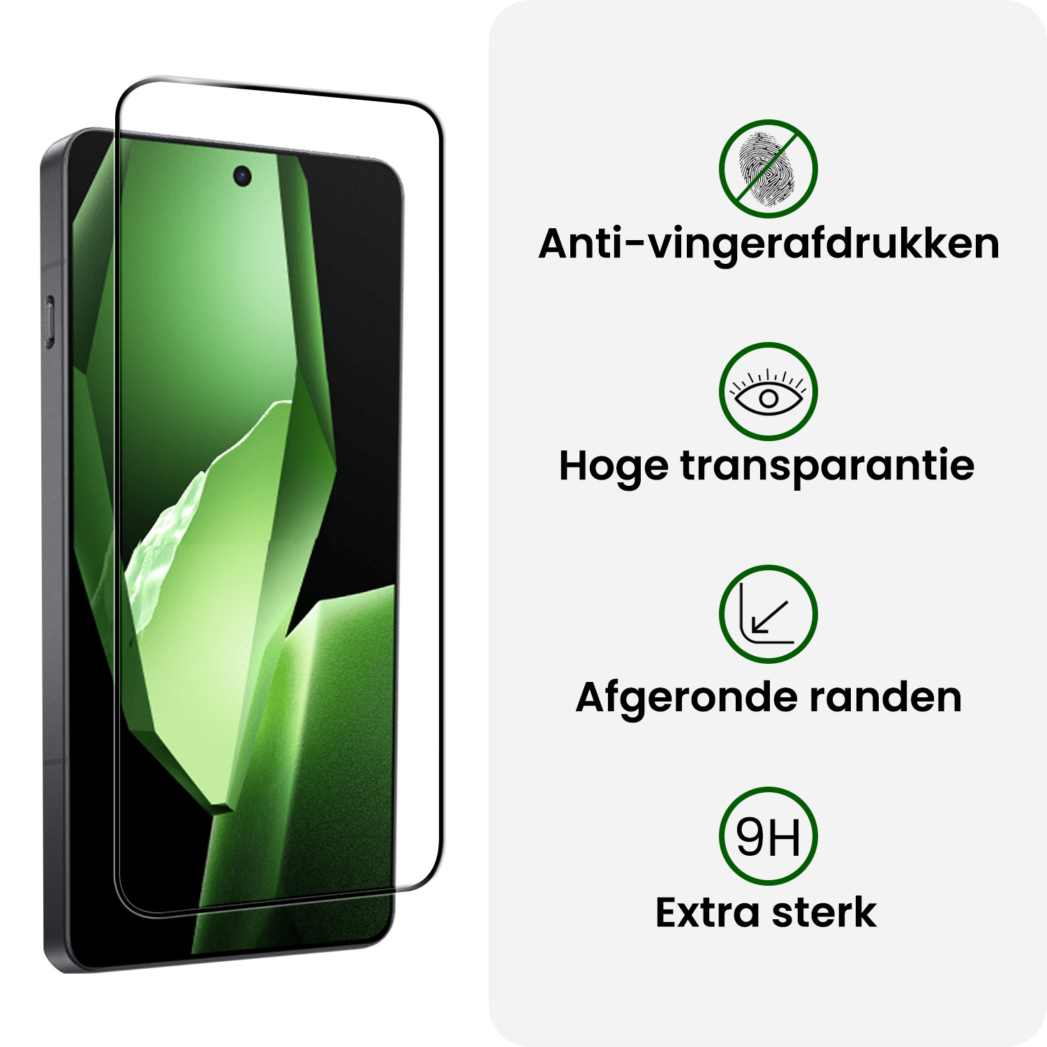 BASEY. BASEY. OnePlus 13R Screenprotector Full Cover - 2 PACK