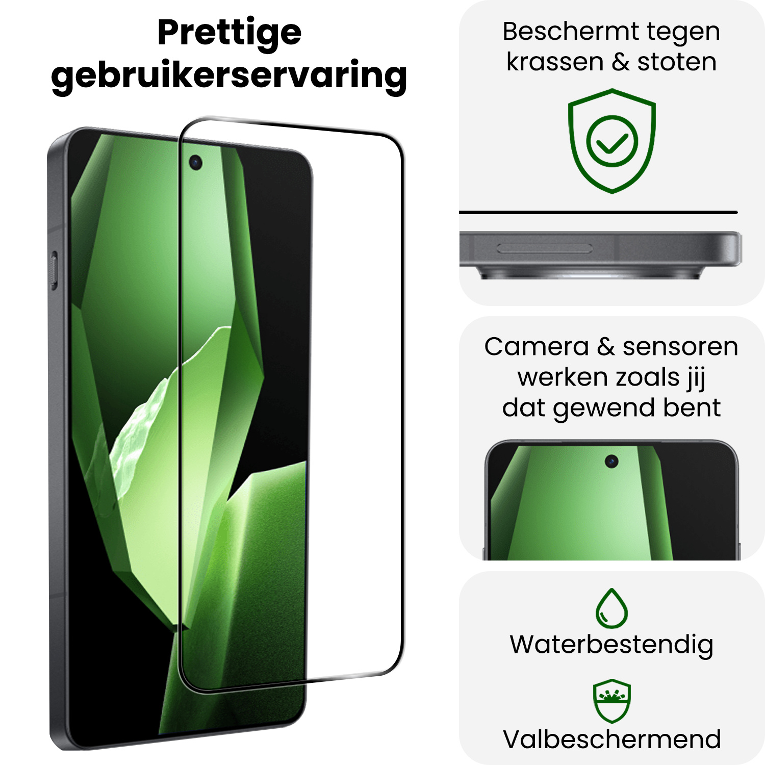 BASEY. BASEY. OnePlus 13R Screenprotector Full Cover - 3 PACK