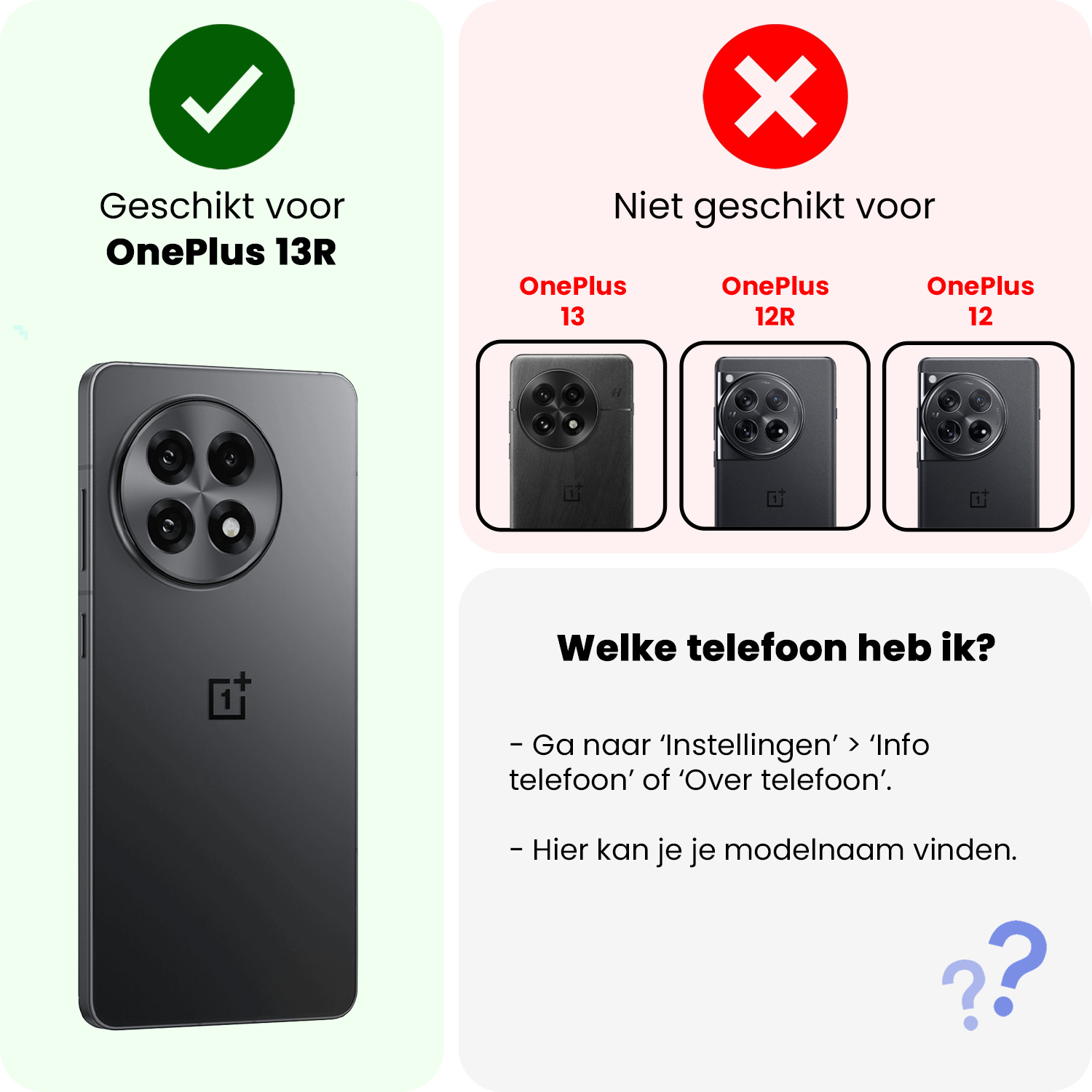NoXx NoXx OnePlus 13R Screenprotector Full Cover