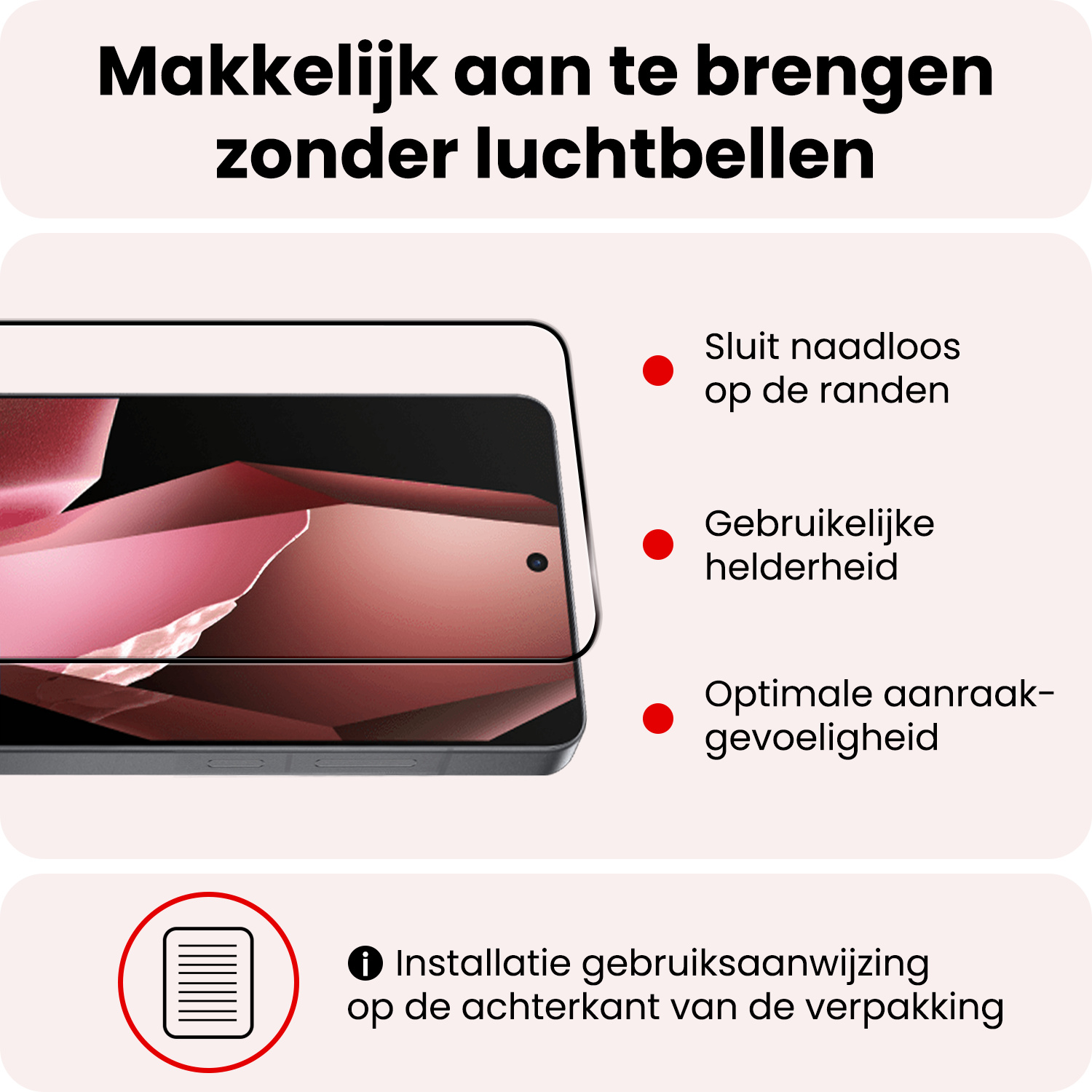NoXx NoXx OnePlus 13R Screenprotector Full Cover - 2 PACK