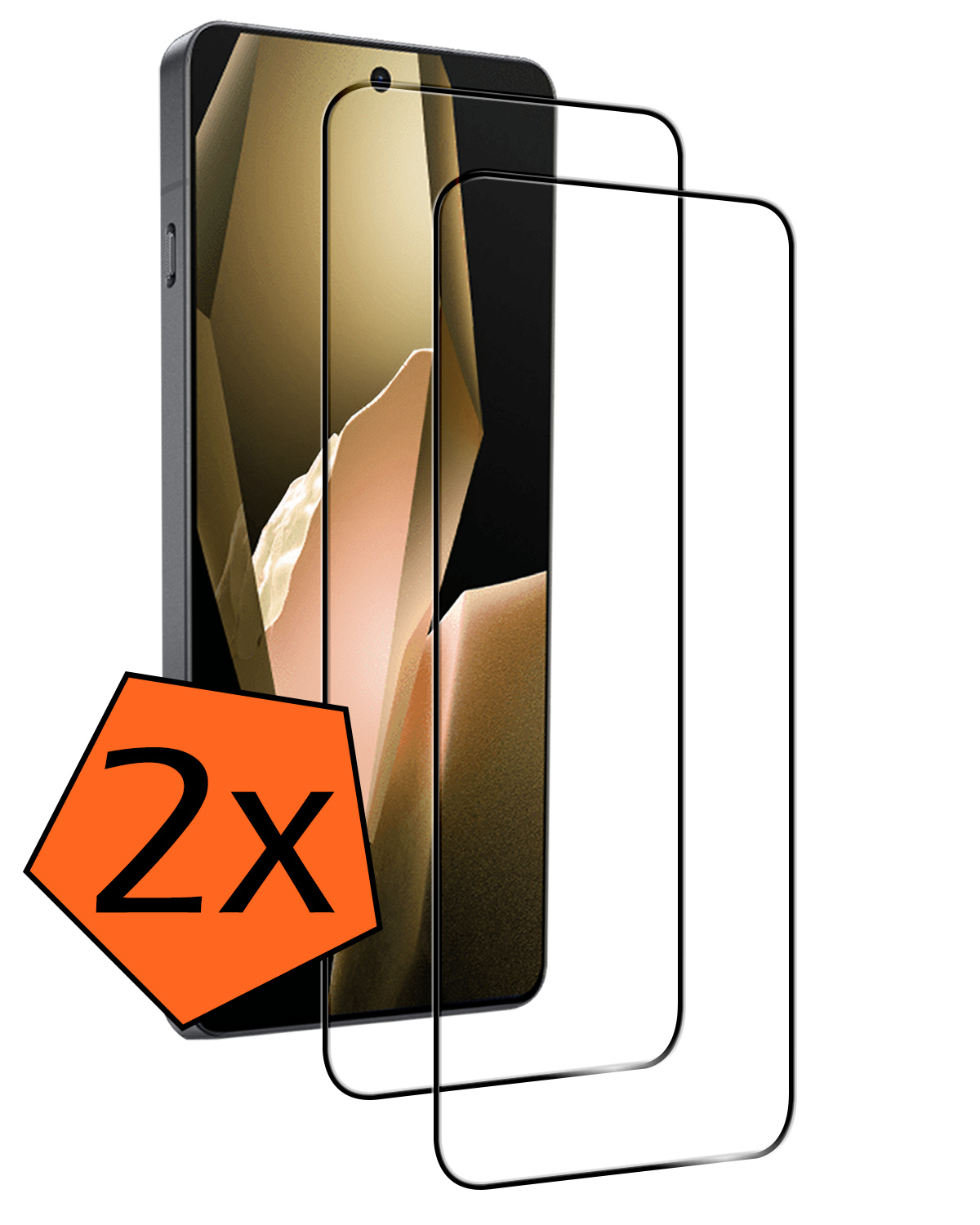 Nomfy Nomfy OnePlus 13R Screenprotector Full Cover - 2 PACK