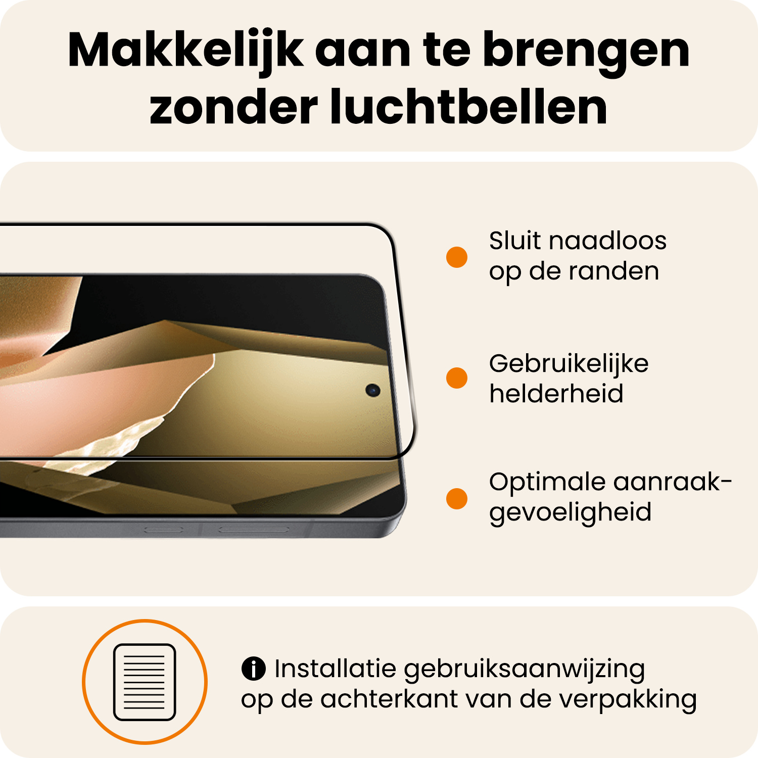 Nomfy Nomfy OnePlus 13R Screenprotector Full Cover - 2 PACK