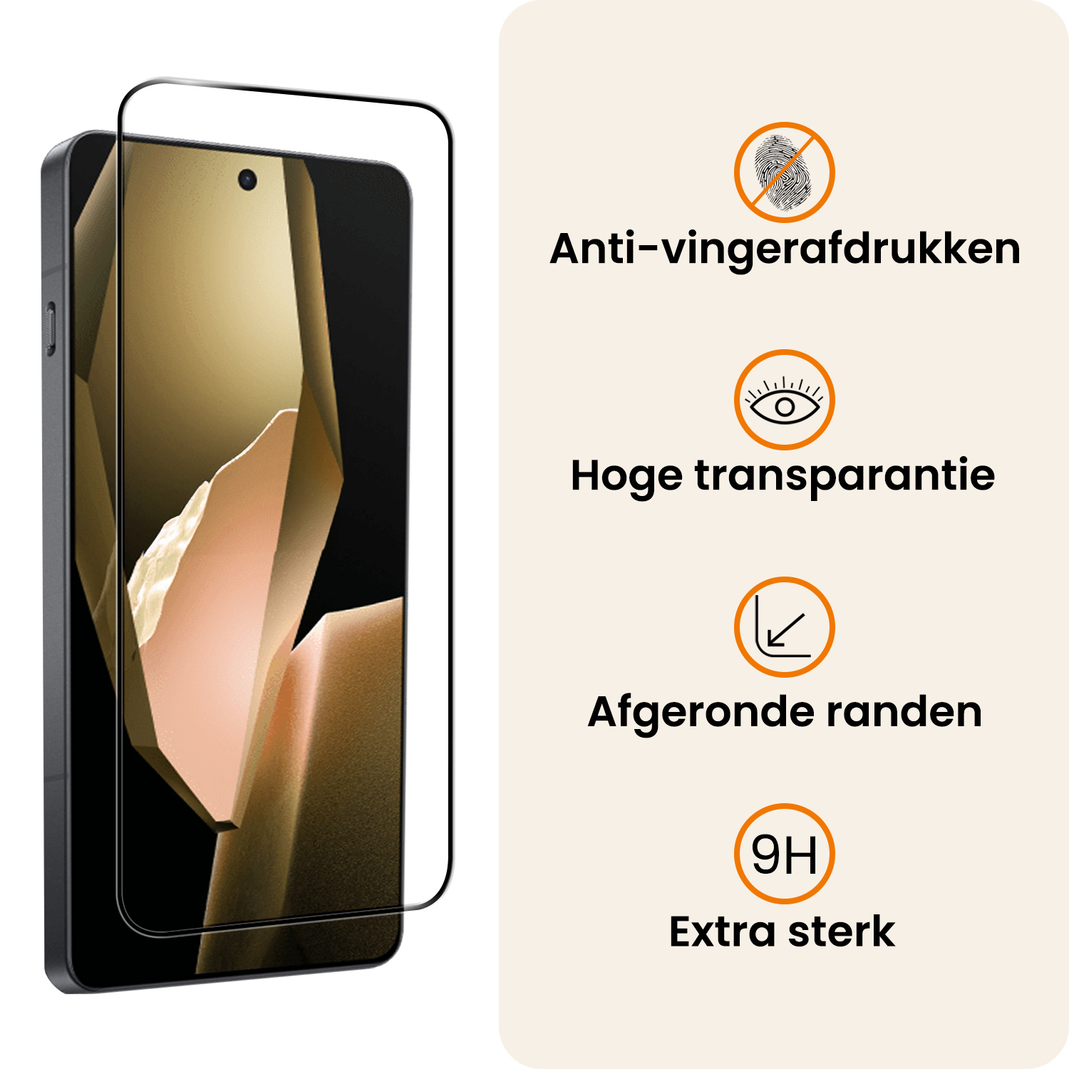Nomfy Nomfy OnePlus 13R Screenprotector Full Cover - 3 PACK