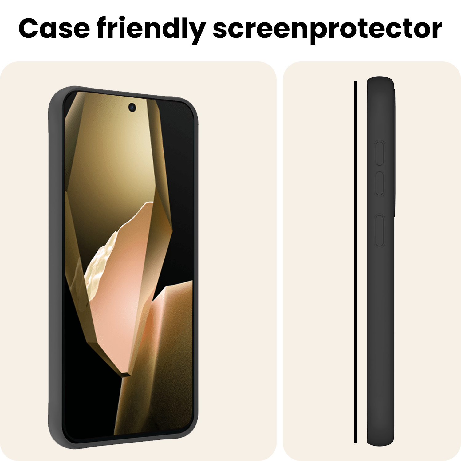Nomfy Nomfy OnePlus 13R Screenprotector Full Cover - 3 PACK