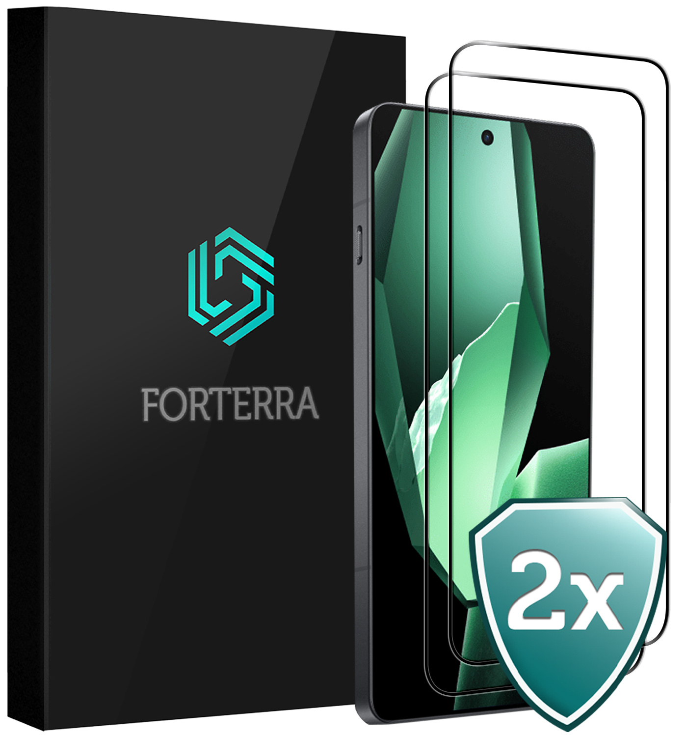 Forterra Forterra OnePlus 13R Screenprotector Full Cover - 2 PACK