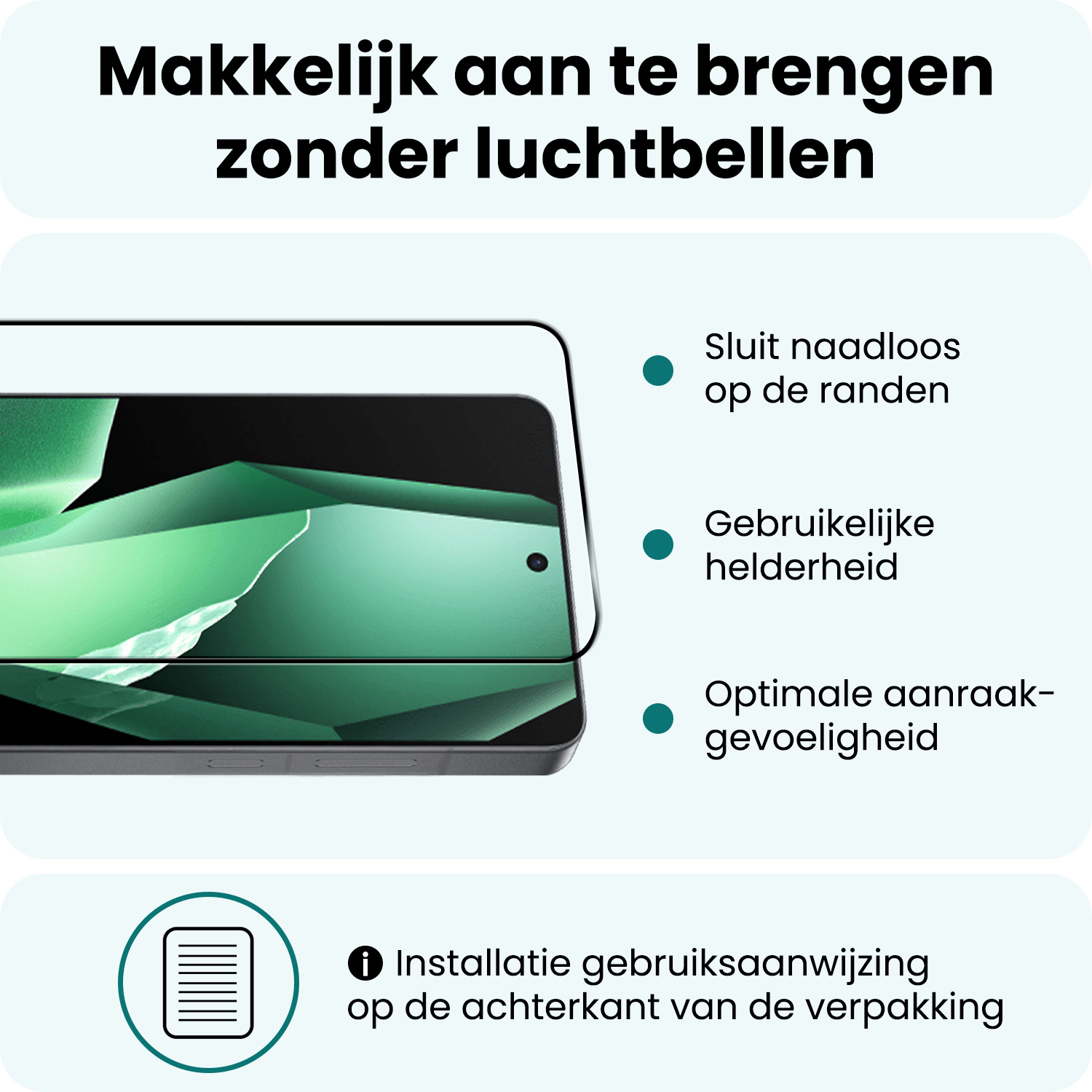 Forterra Forterra OnePlus 13R Screenprotector Full Cover - 2 PACK