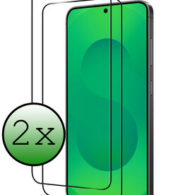 BASEY. BASEY. Samsung Galaxy S25 Screenprotector Glas Full Cover - 2 PACK