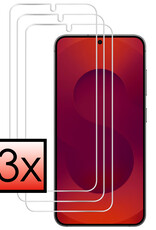 NoXx NoXx Samsung Galaxy S25 Screenprotector Glas - 3 PACK