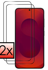NoXx NoXx Samsung Galaxy S25 Screenprotector Glas Full Cover - 2 PACK