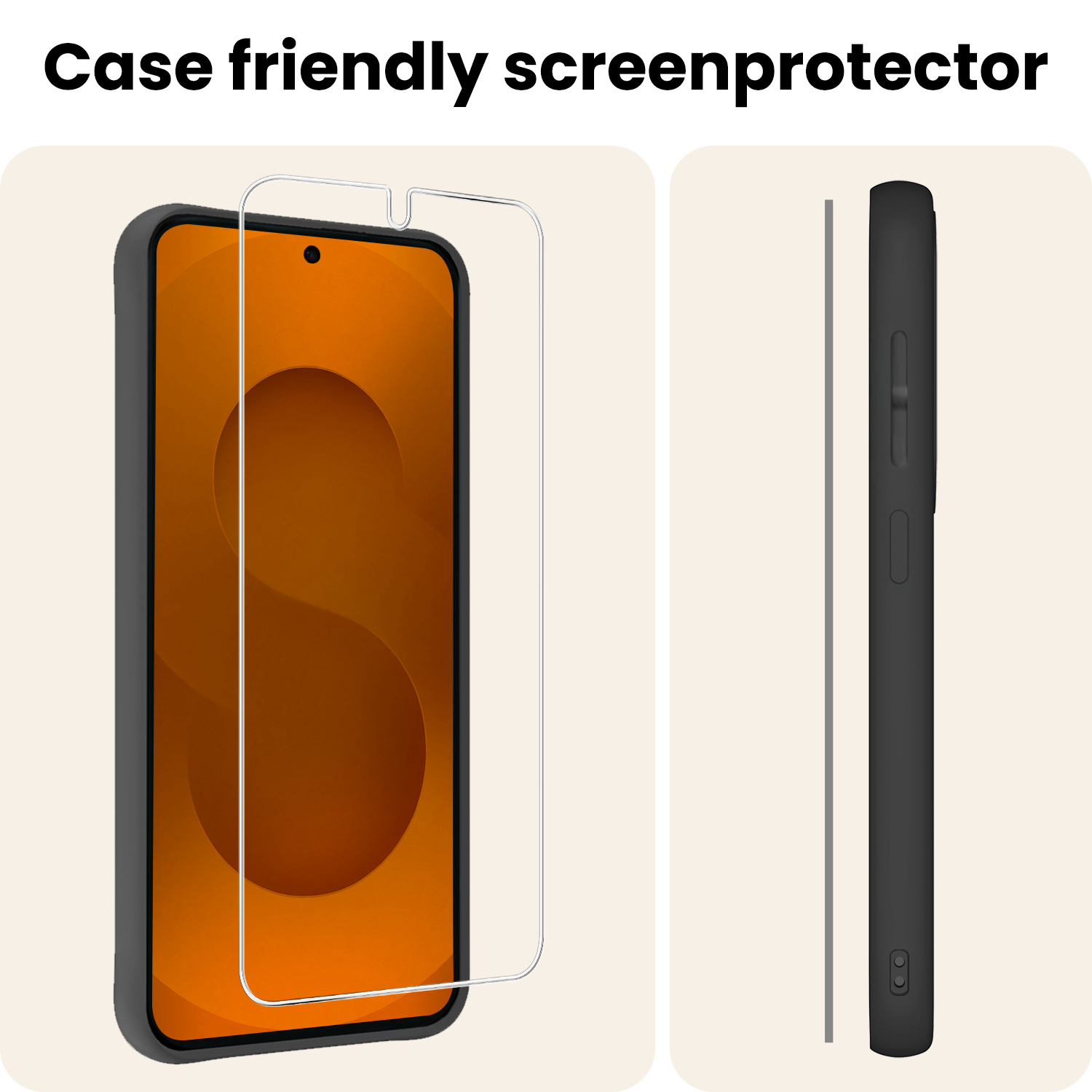Nomfy Nomfy Samsung Galaxy S25 Screenprotector Glas - 2 PACK