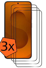 Nomfy Nomfy Samsung Galaxy S25 Screenprotector Glas Full Cover - 3 PACK