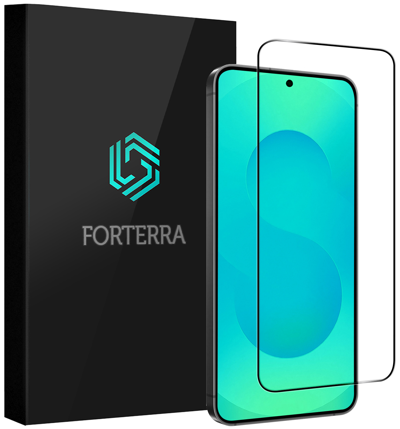 Forterra Forterra Samsung Galaxy S25 Screenprotector Glas Full Cover