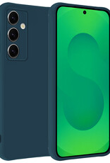 BASEY. BASEY. Samsung Galaxy S25 Hoesje Siliconen - Donkerblauw