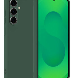 BASEY. BASEY. Samsung Galaxy S25 Hoesje Siliconen - Donkergroen