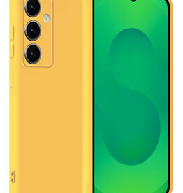 BASEY. BASEY. Samsung Galaxy S25 Hoesje Siliconen - Geel