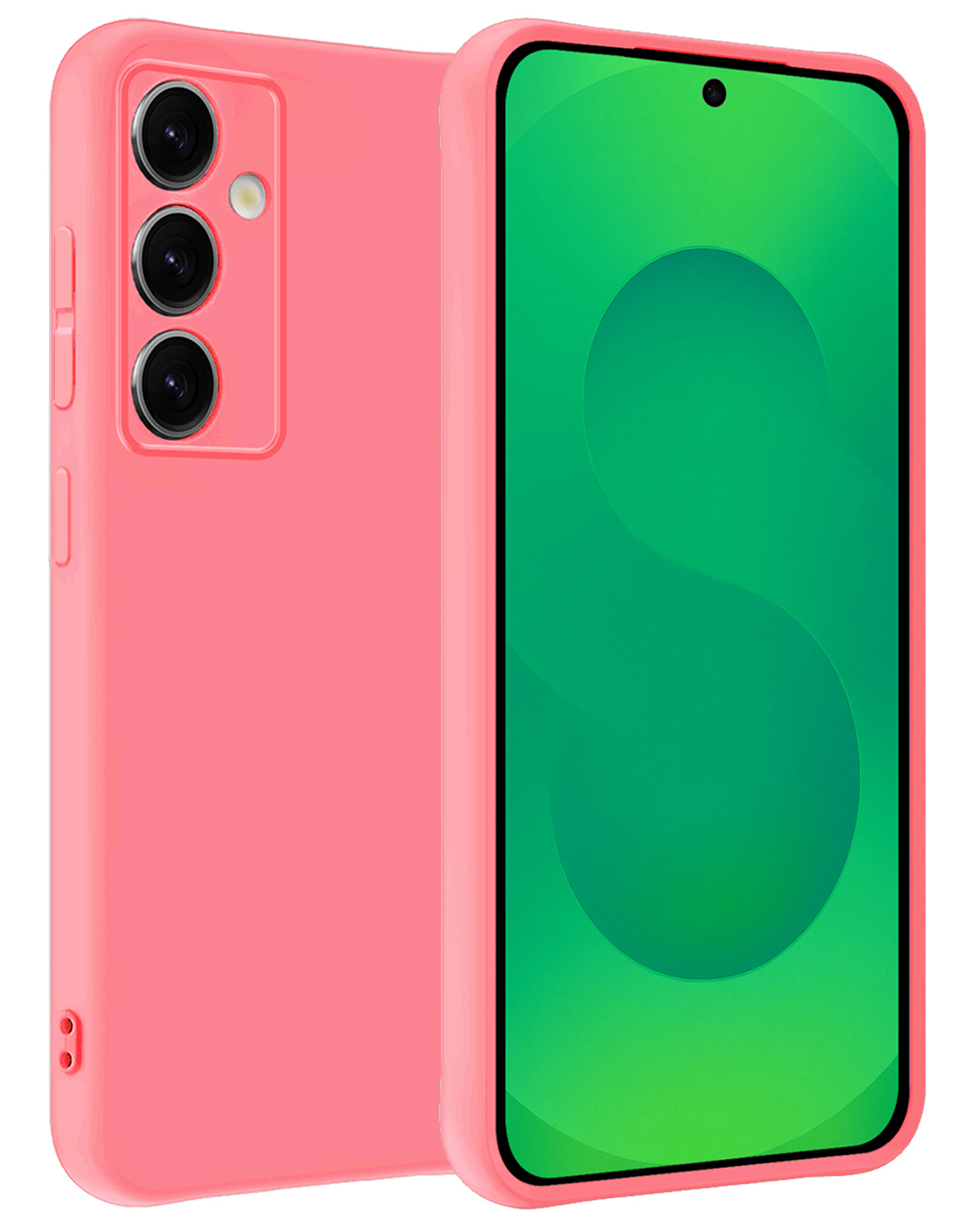 BASEY. BASEY. Samsung Galaxy S25 Hoesje Siliconen - Lichtroze