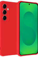 BASEY. BASEY. Samsung Galaxy S25 Hoesje Siliconen - Rood