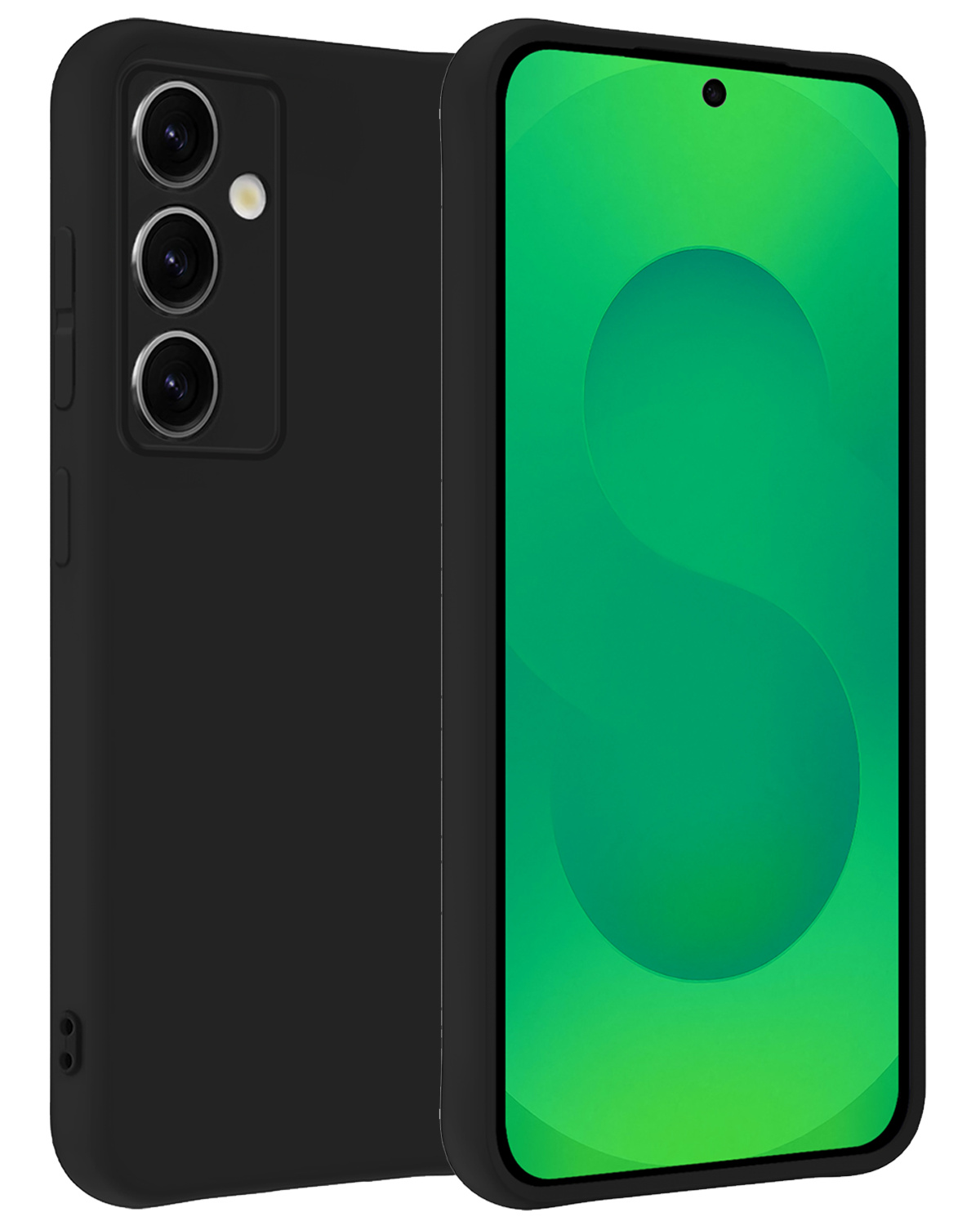 BASEY. BASEY. Samsung Galaxy S25 Hoesje Siliconen - Zwart