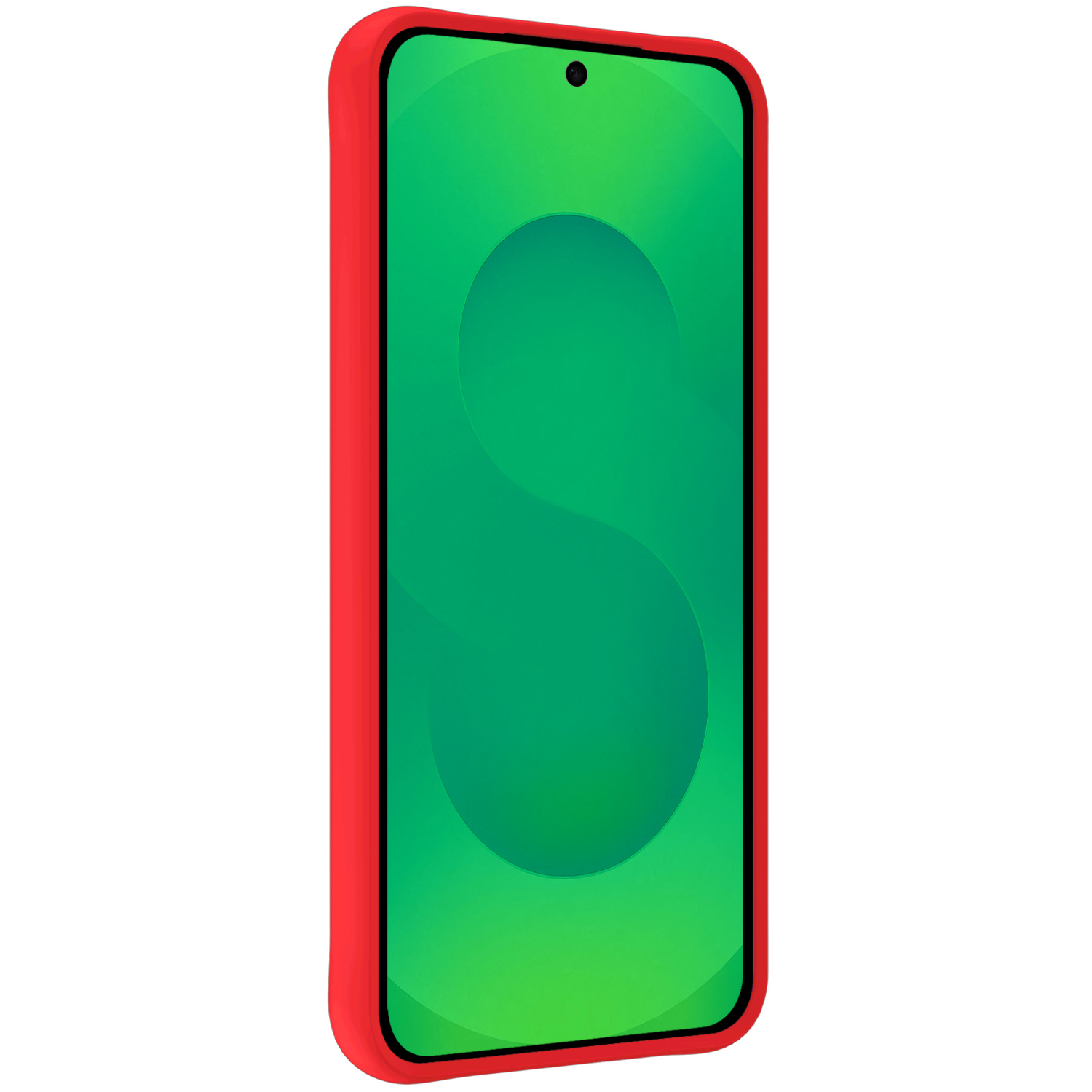 BASEY. BASEY. Samsung Galaxy S25 Hoesje Siliconen - Rood - 2 PACK